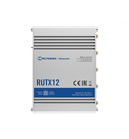 Teltonika RUTX12 Dual LTE Cat6 Router