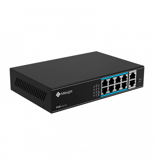 Milesight 8-Port PoE Switch MS-S0208-EL